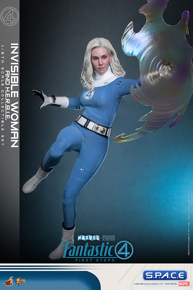 1/6 Scale Invisible Woman & H.E.R.B.I.E. Deluxe Version Movie Masterpiece MMS824 (The Fantastic Four: First Steps)