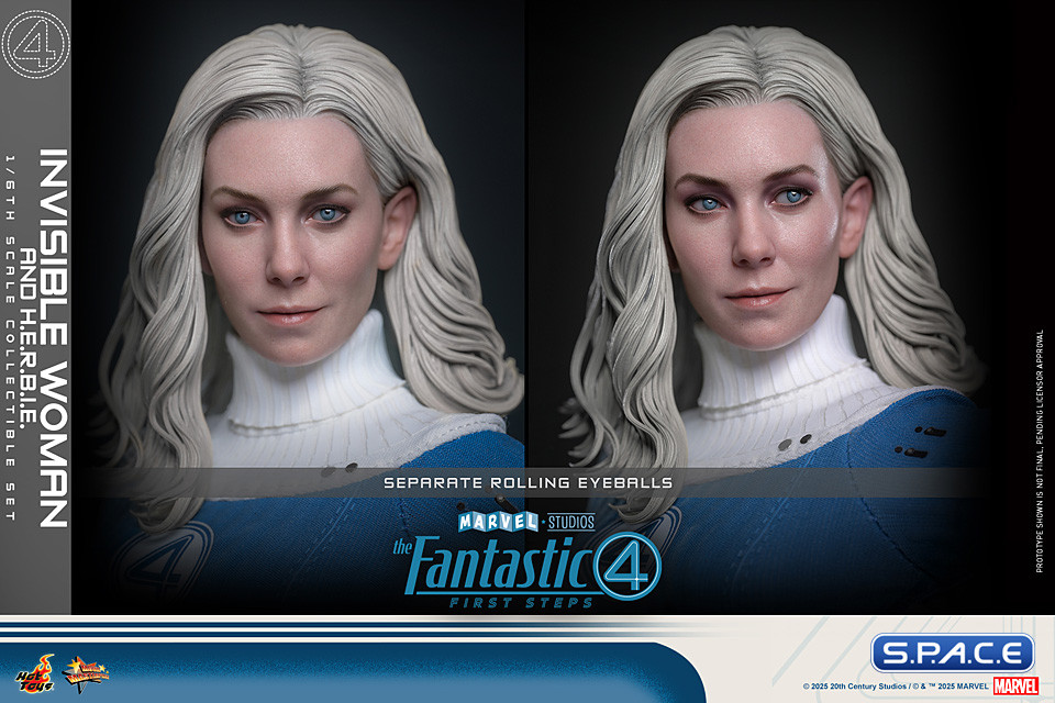 1/6 Scale Invisible Woman & H.E.R.B.I.E. Deluxe Version Movie Masterpiece MMS824 (The Fantastic Four: First Steps)