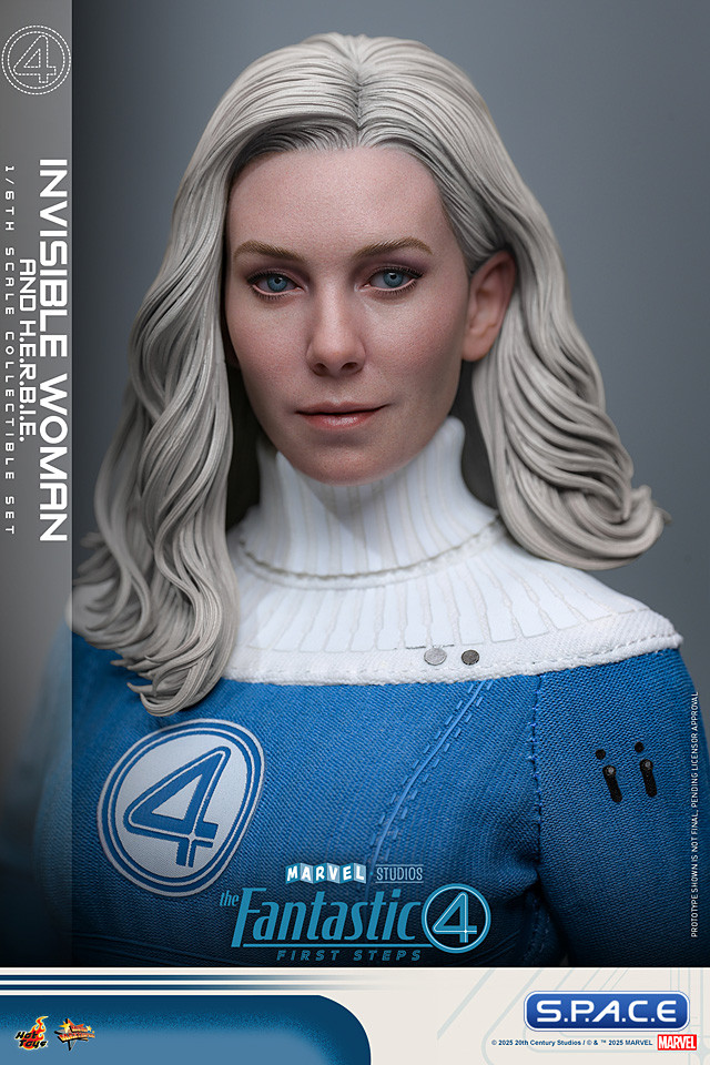 1/6 Scale Invisible Woman & H.E.R.B.I.E. Deluxe Version Movie Masterpiece MMS824 (The Fantastic Four: First Steps)