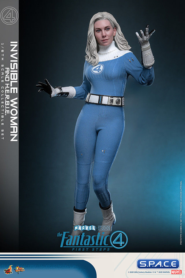 1/6 Scale Invisible Woman & H.E.R.B.I.E. Deluxe Version Movie Masterpiece MMS824 (The Fantastic Four: First Steps)