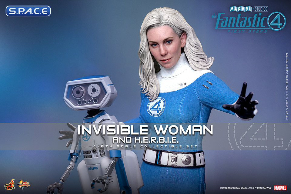 1/6 Scale Invisible Woman & H.E.R.B.I.E. Deluxe Version Movie Masterpiece MMS824 (The Fantastic Four: First Steps)