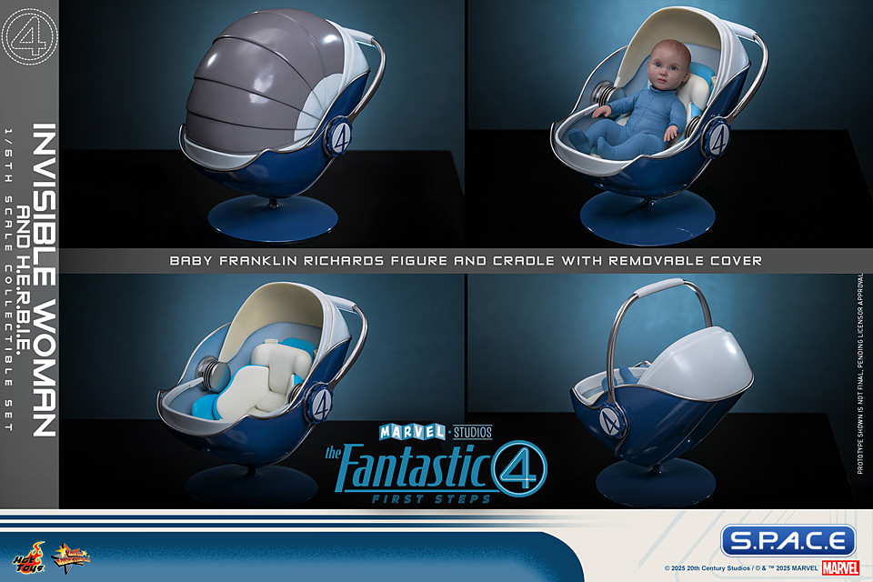 1/6 Scale Invisible Woman & H.E.R.B.I.E. Deluxe Version Movie Masterpiece MMS824 (The Fantastic Four: First Steps)