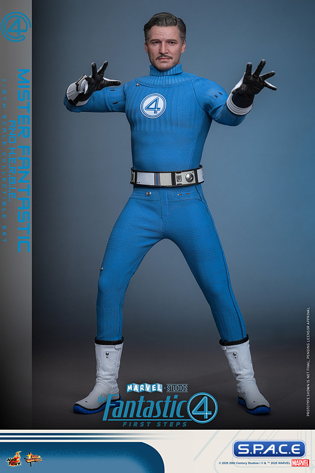 1/6 Scale Mister Fantastic & H.E.R.B.I.E. Deluxe Version Movie Masterpiece MMS822 (The Fantastic Four: First Steps)