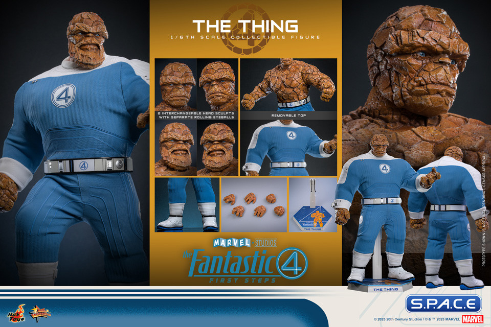 1/6 Scale The Thing Movie Masterpiece MMS813 (The Fantastic Four: First Steps)