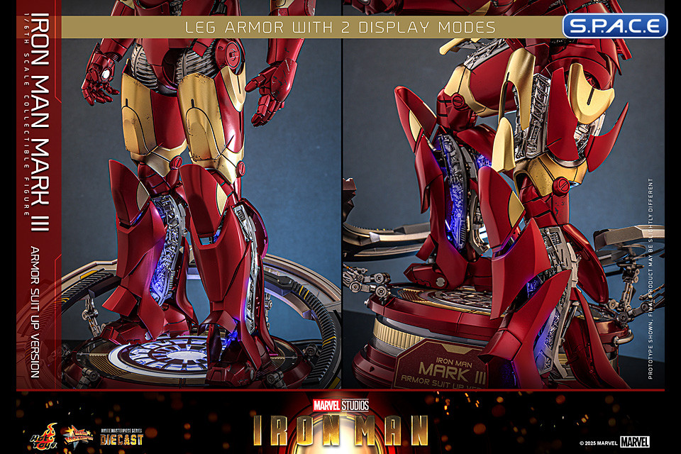 1/6 Scale Iron Man Mark III Armor Suit Up Version Movie Masterpiece MMS825D72 (Iron Man)