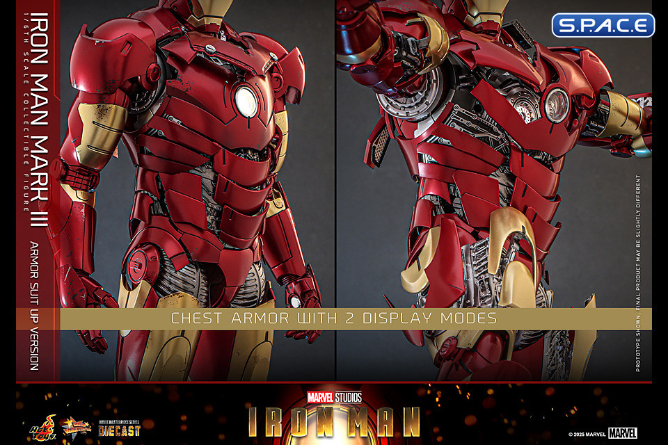 1/6 Scale Iron Man Mark III Armor Suit Up Version Movie Masterpiece MMS825D72 (Iron Man)
