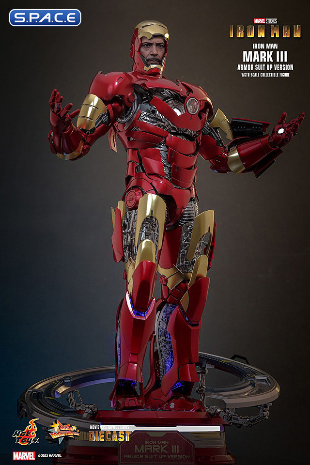 1/6 Scale Iron Man Mark III Armor Suit Up Version Movie Masterpiece MMS825D72 (Iron Man)