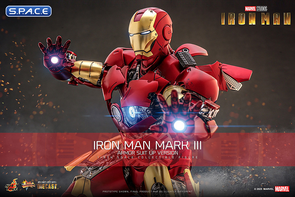 1/6 Scale Iron Man Mark III Armor Suit Up Version Movie Masterpiece MMS825D72 (Iron Man)