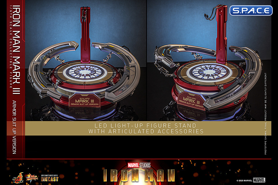 1/6 Scale Iron Man Mark III Armor Suit Up Version Movie Masterpiece MMS825D72 (Iron Man)