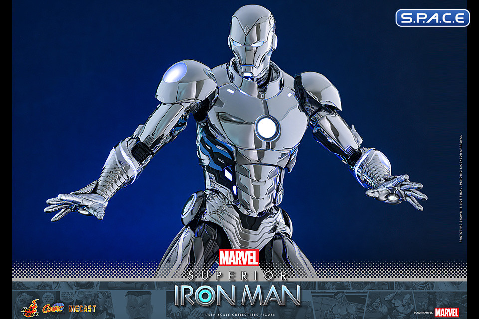 1/6 Scale Superior Iron Man Comic Masterpiece CMS026D73 (Marvel)