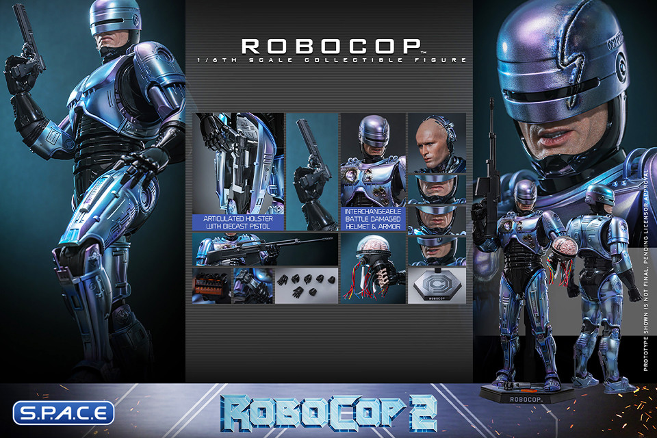 1/6 Scale RoboCop Movie Masterpiece MMS827D74 (RoboCop 2)