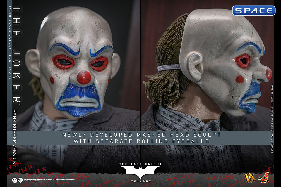 1/6 Scale The Joker Bank Robber Version DX50 (Batman - The Dark Knight)