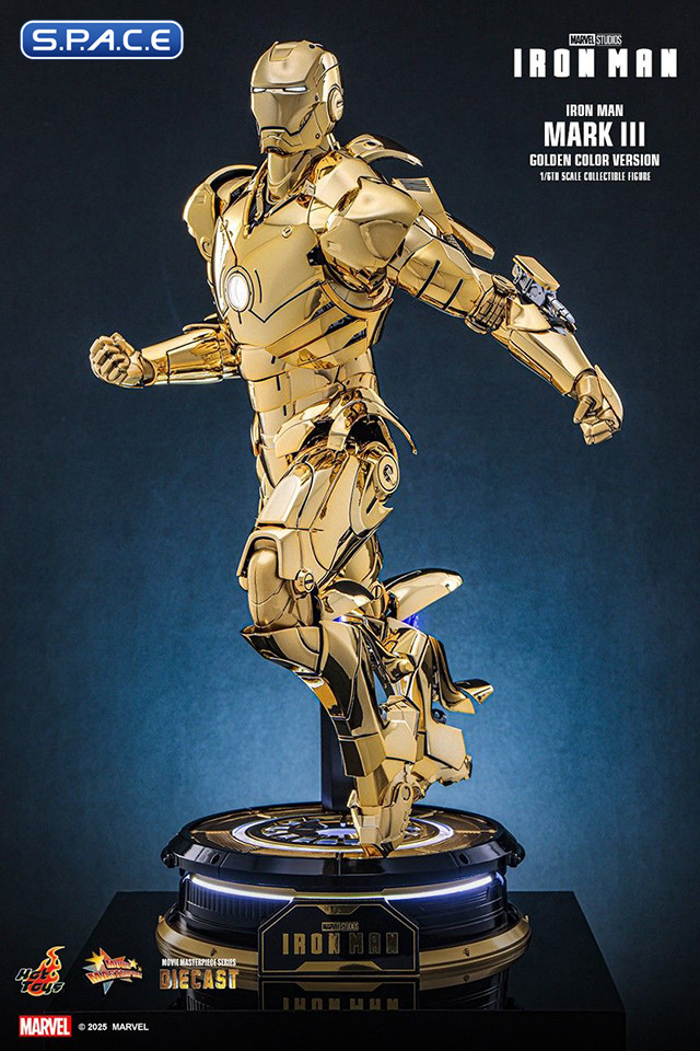 1/6 Scale Iron Man Mark III Gold Color Version Movie Masterpiece MMS764D69 (Iron Man)