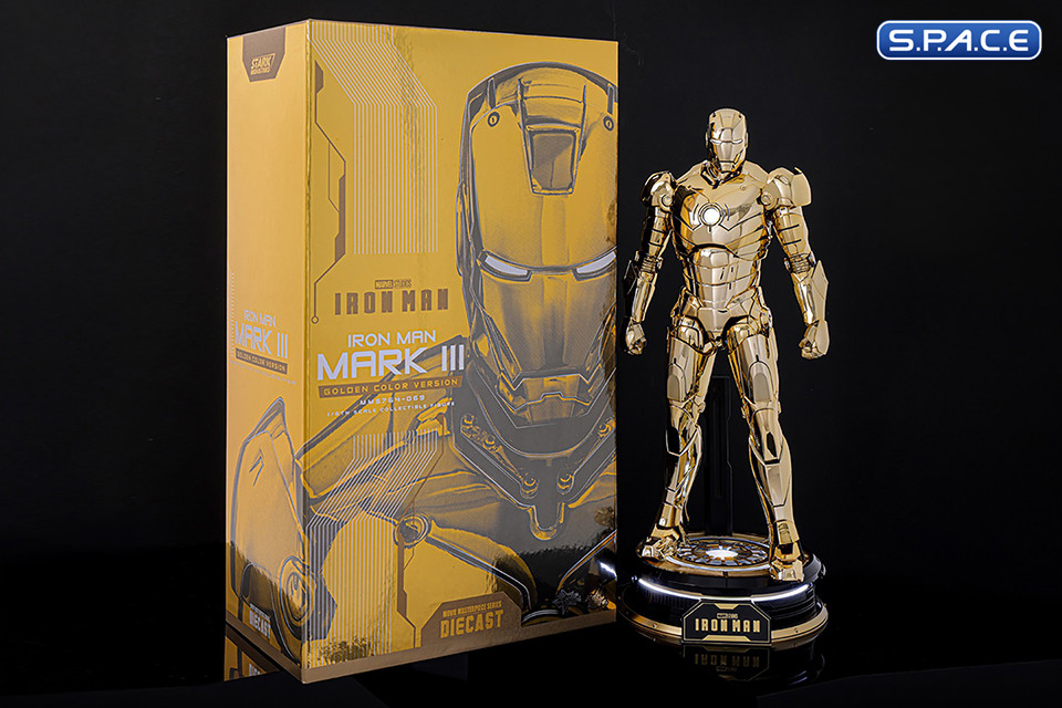 1/6 Scale Iron Man Mark III Gold Color Version Movie Masterpiece MMS764D69 (Iron Man)