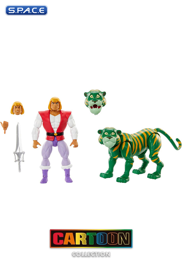 Prince Adam & Cringer 2-Pack Cartoon Collection (MOTU Origins)