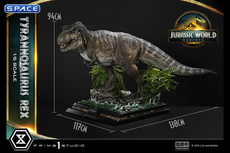 1/6 Scale Tyrannosaurus Rex Legacy Museum Collection Statue - Bonus Version (Jurassic World: Rebirth)