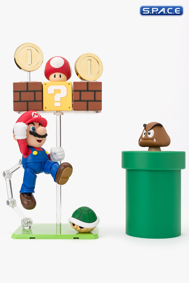 S.H.Figuarts Super Mario Brothers Playset (Super Mario)