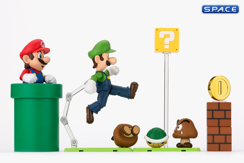 S.H.Figuarts Super Mario Brothers Playset (Super Mario)