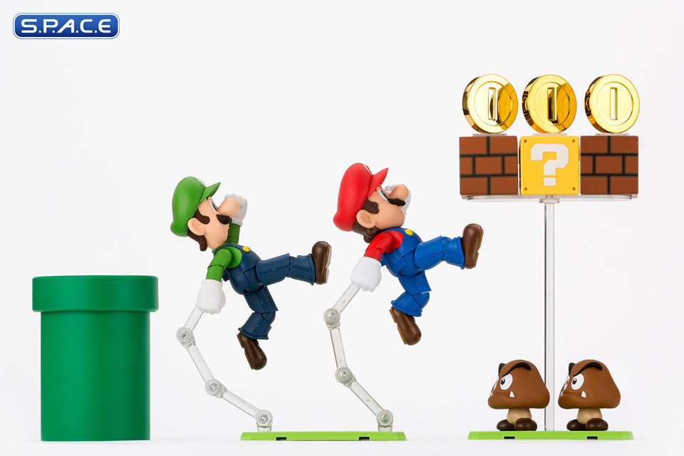 S.H.Figuarts Super Mario Brothers Playset (Super Mario)