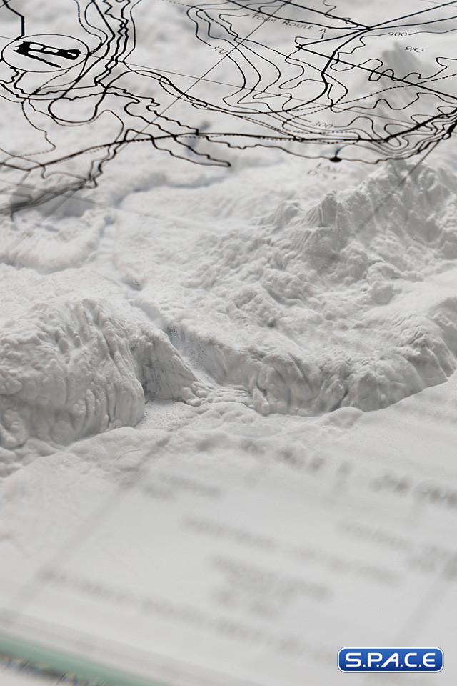 Isla Nublar Topographic 3D Map (Jurassic Park)