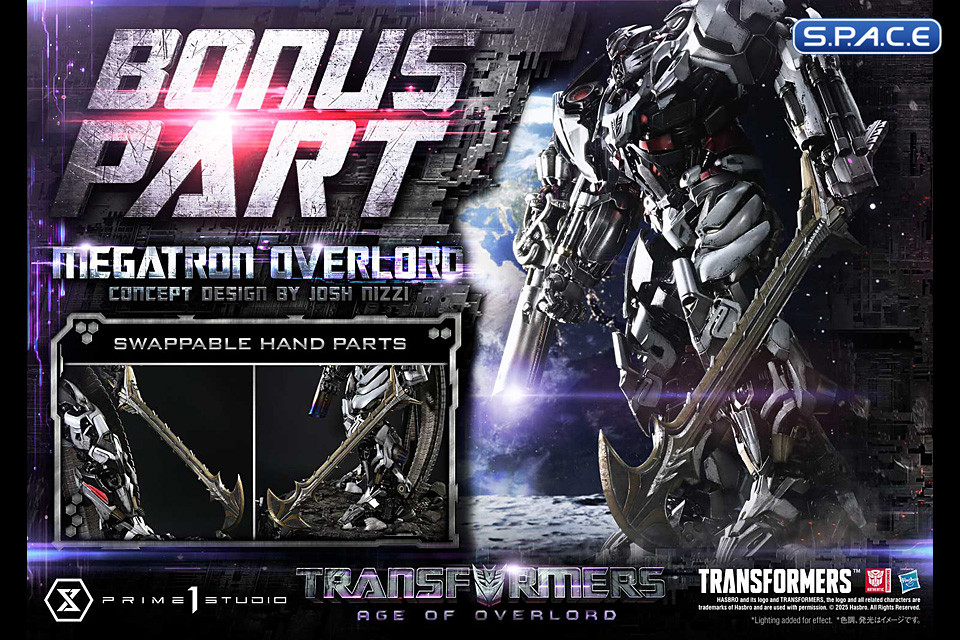 Megatron Overlord �Concept by Josh Nizzi� Museum Masterline Statue - Bonus Version (Transformers)
