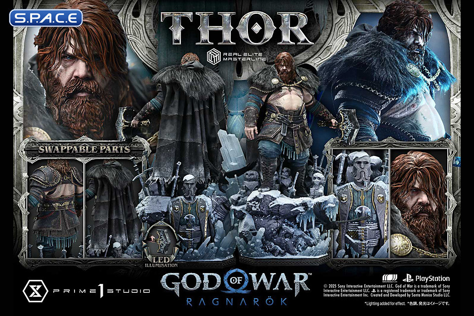 1/3 Scale Thor Real Elite Masterline Statue (God of War Ragnark)