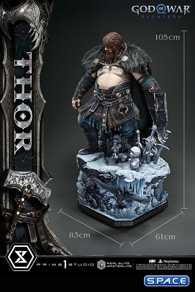 1/3 Scale Thor Real Elite Masterline Statue (God of War Ragnark)