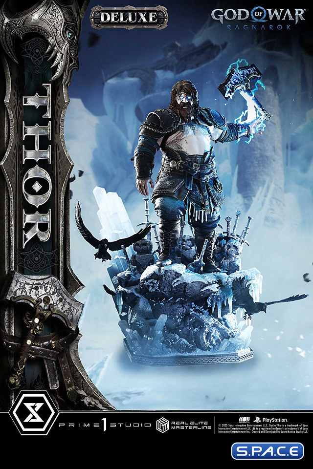 1/3 Scale Thor Deluxe Real Elite Masterline Statue - Bonus Version (God of War Ragnark)