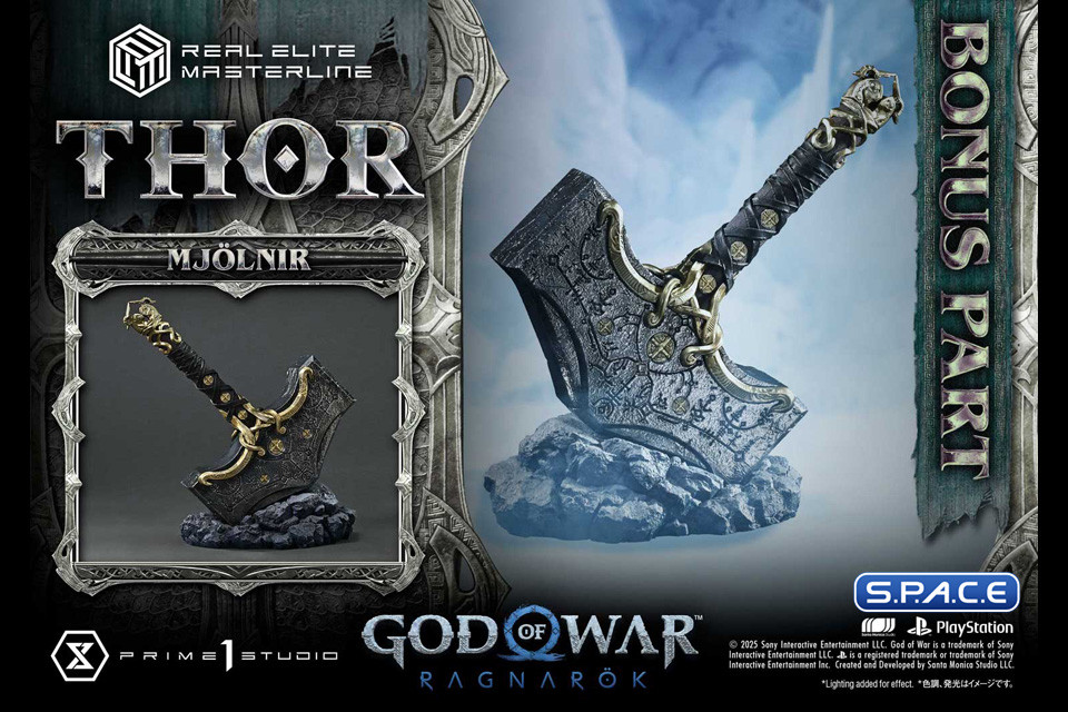 1/3 Scale Thor Deluxe Real Elite Masterline Statue - Bonus Version (God of War Ragnark)