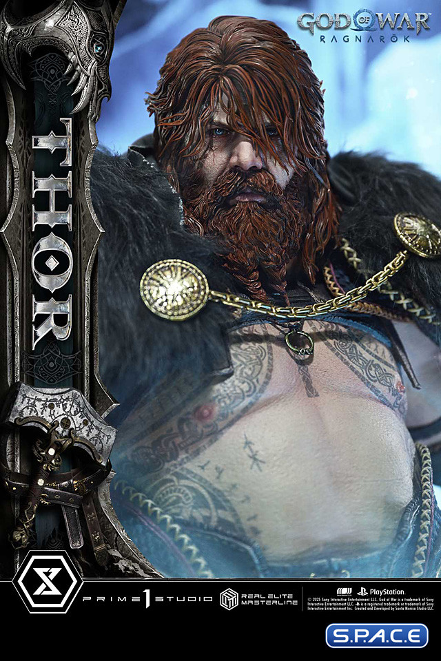 1/3 Scale Thor Deluxe Real Elite Masterline Statue - Bonus Version (God of War Ragnark)