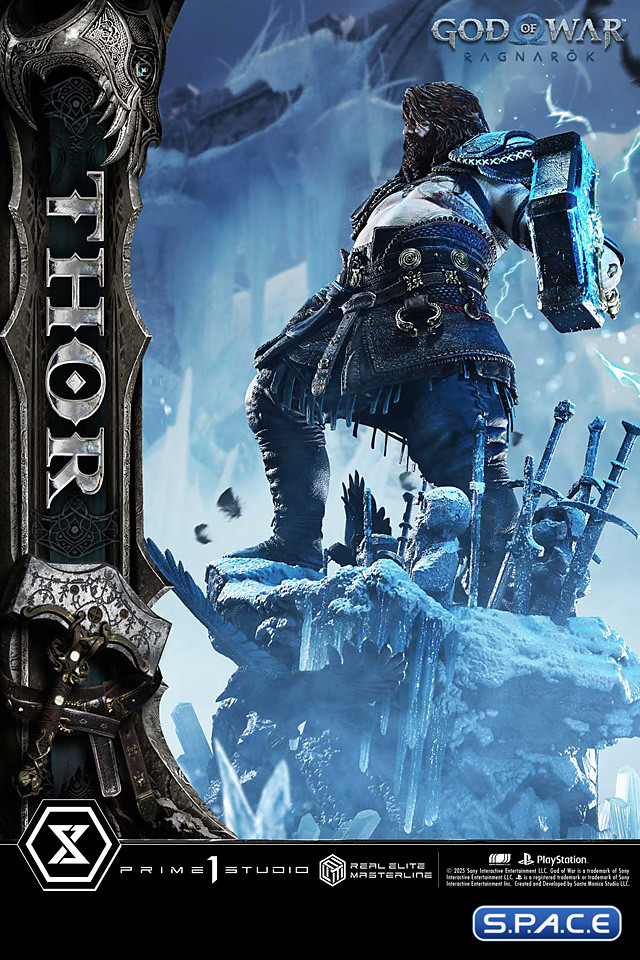 1/3 Scale Thor Deluxe Real Elite Masterline Statue - Bonus Version (God of War Ragnark)