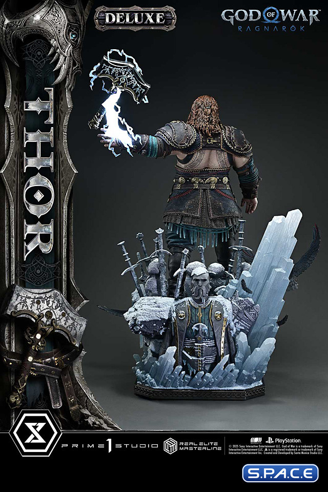 1/3 Scale Thor Deluxe Real Elite Masterline Statue - Bonus Version (God of War Ragnark)