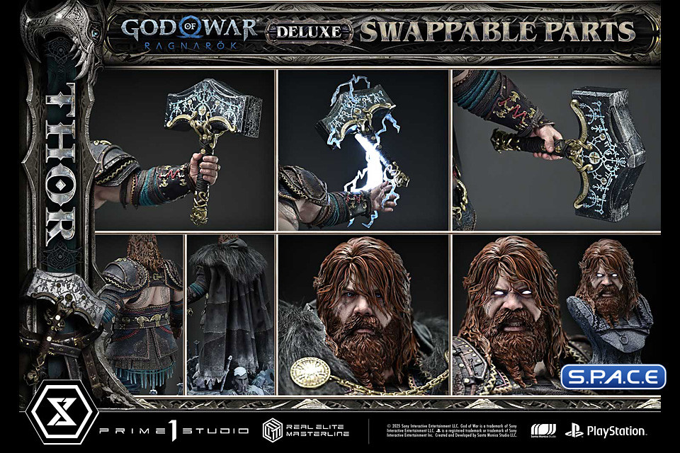 1/3 Scale Thor Deluxe Real Elite Masterline Statue - Bonus Version (God of War Ragnark)