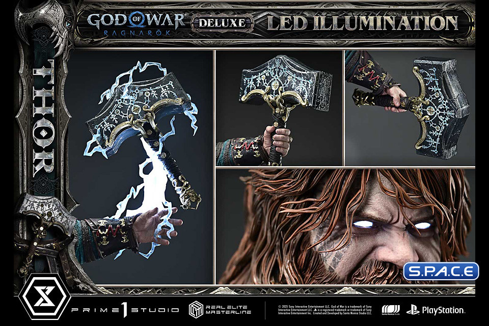 1/3 Scale Thor Deluxe Real Elite Masterline Statue - Bonus Version (God of War Ragnark)