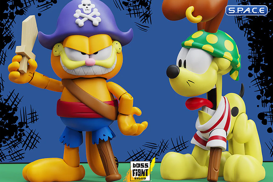 Pirate Garfield & Pirate Odie 2-Pack (Garfields Halloween Adventure)