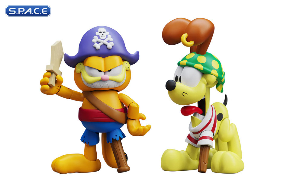 Pirate Garfield & Pirate Odie 2-Pack (Garfields Halloween Adventure)