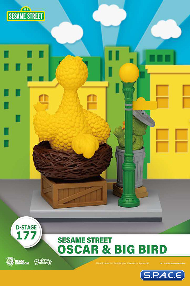 Oscar & Big Bird Diorama Stage 177 (Sesame Street)