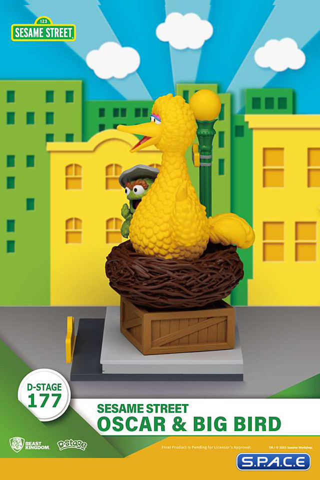Oscar & Big Bird Diorama Stage 177 (Sesame Street)