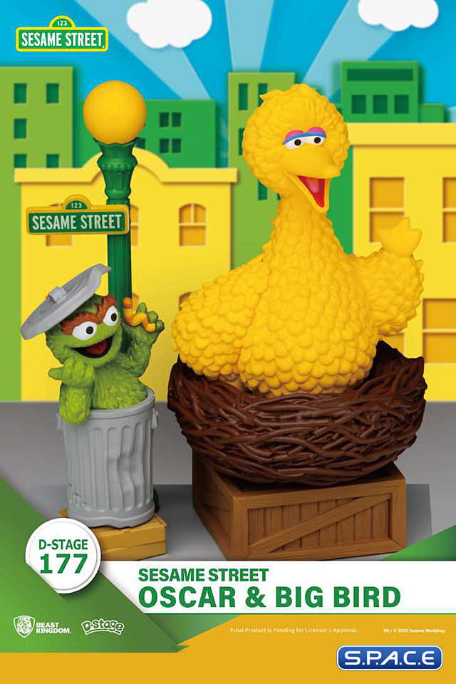 Oscar & Big Bird Diorama Stage 177 (Sesame Street)