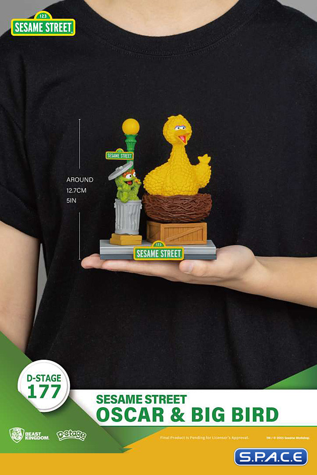 Oscar & Big Bird Diorama Stage 177 (Sesame Street)