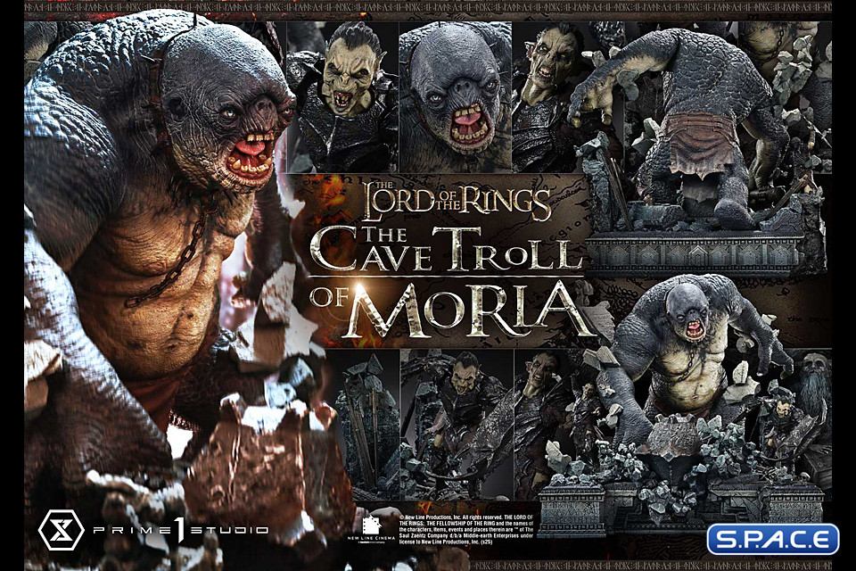 1/4 Scale Cave Troll of Moria Premium Masterline Statue - Bonus Version (Lord of the Rings)