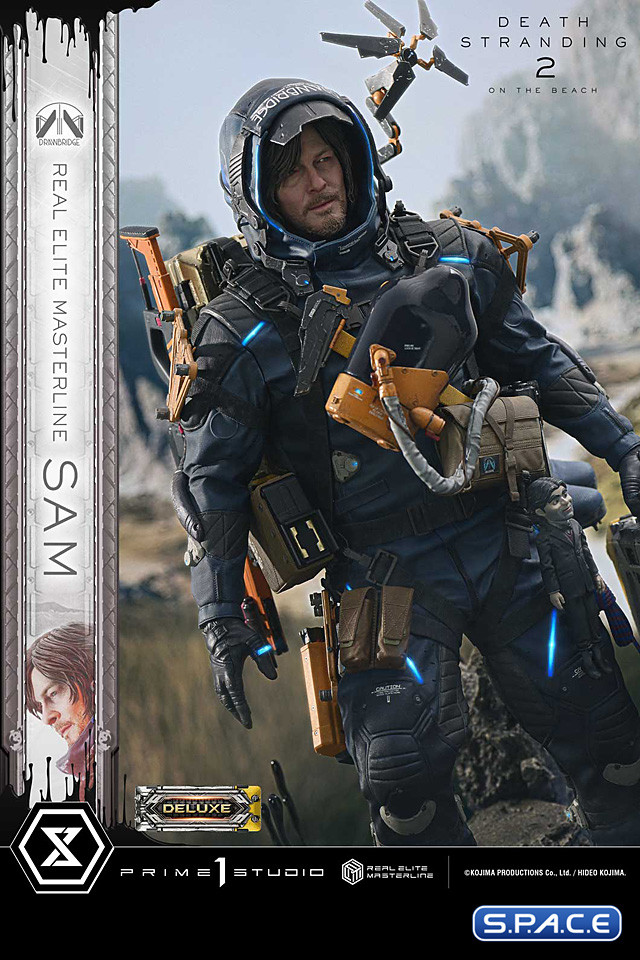 1/3 Scale Sam Deluxe Real Elite Masterline Statue - Bonus Version (Death Stranding 2: On the Beach)
