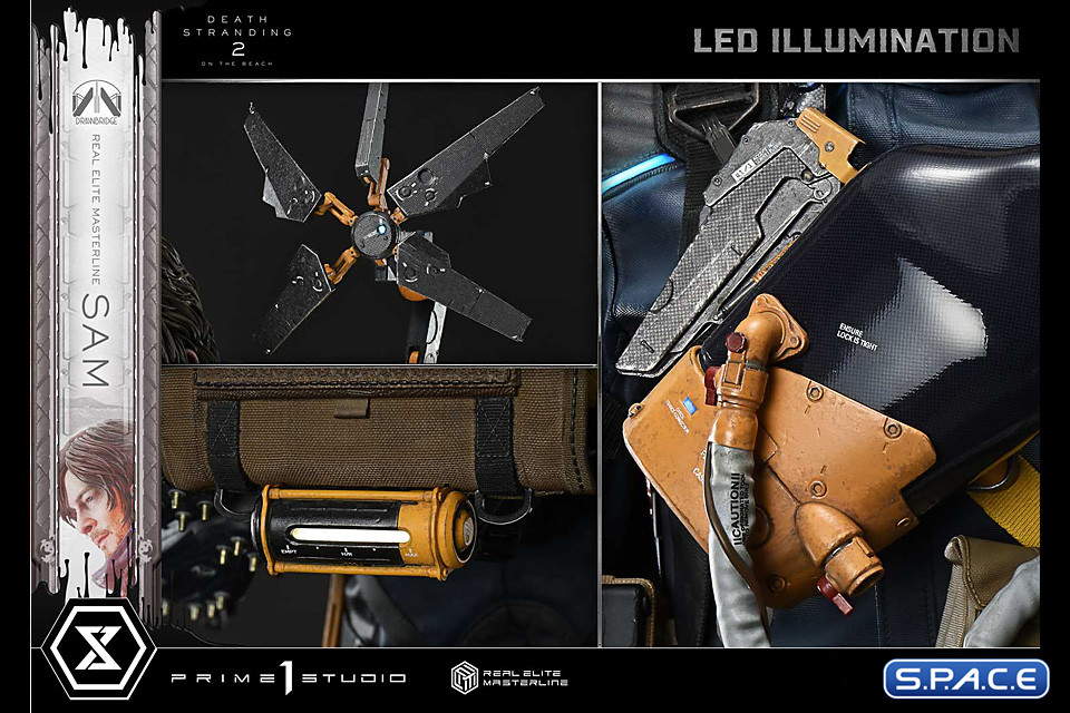 1/3 Scale Sam Deluxe Real Elite Masterline Statue - Bonus Version (Death Stranding 2: On the Beach)