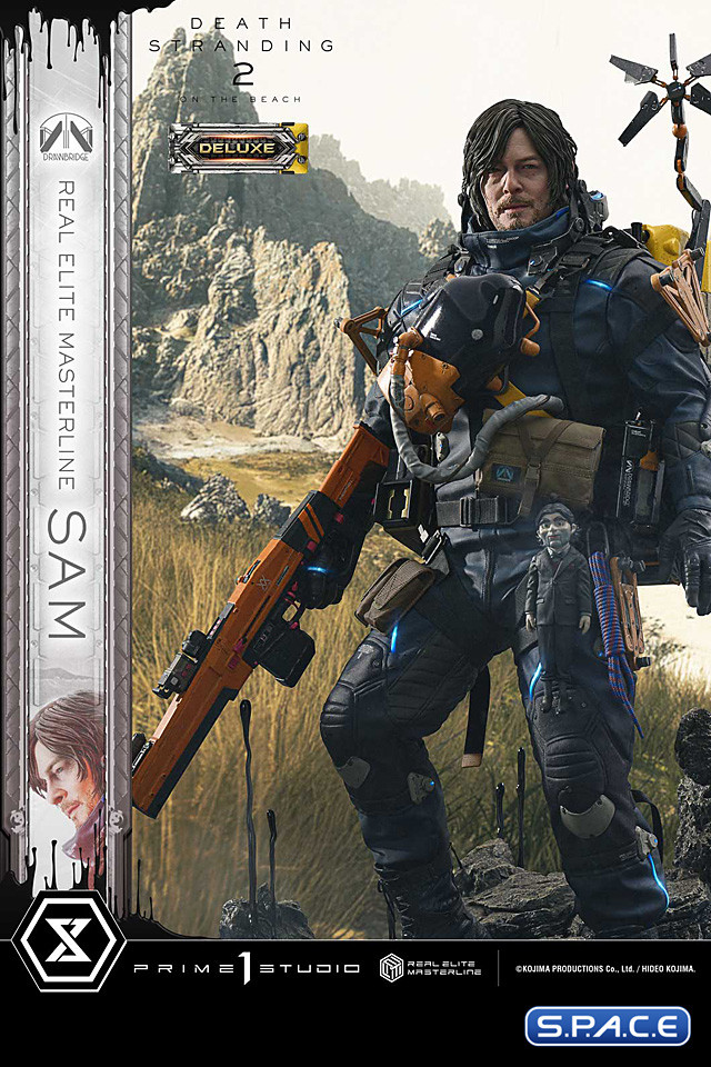 1/3 Scale Sam Deluxe Real Elite Masterline Statue - Bonus Version (Death Stranding 2: On the Beach)