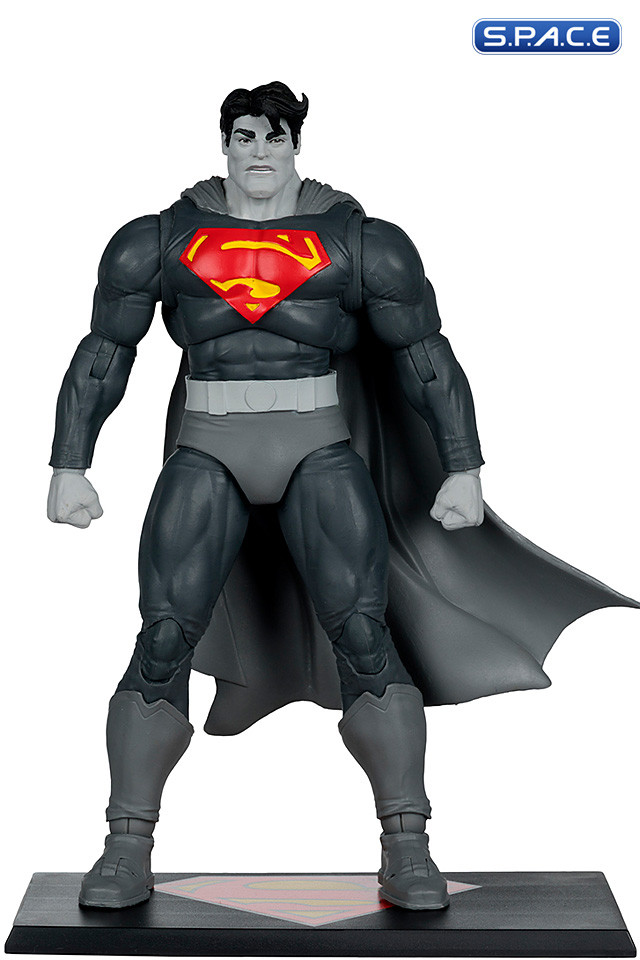 Superman from The Dark Knight Returns - black & white Accent Edition (DC Multiverse)