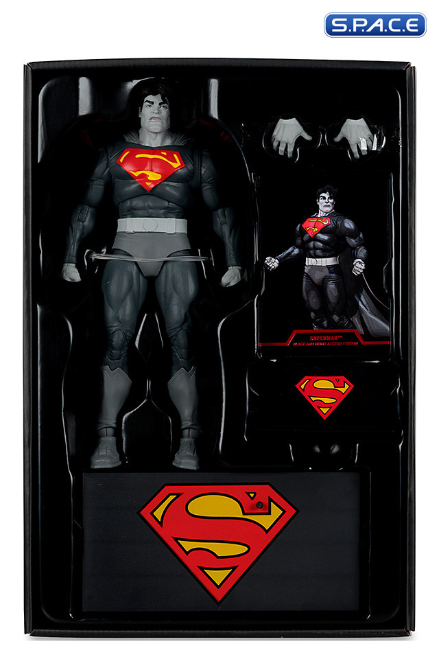 Superman from The Dark Knight Returns - black & white Accent Edition (DC Multiverse)
