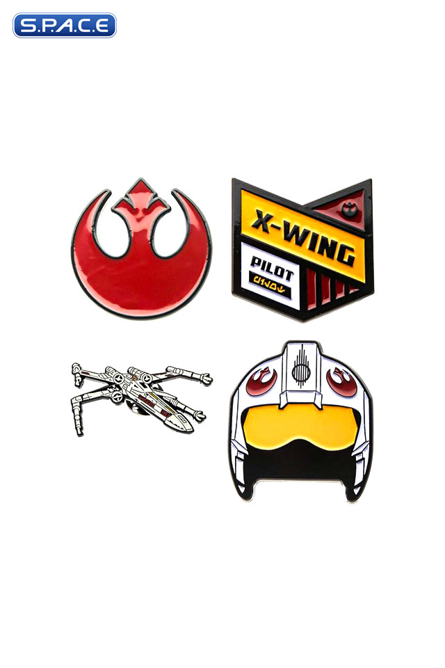 Rebels X-Wing Pilot Pin Set (Star Wars)
