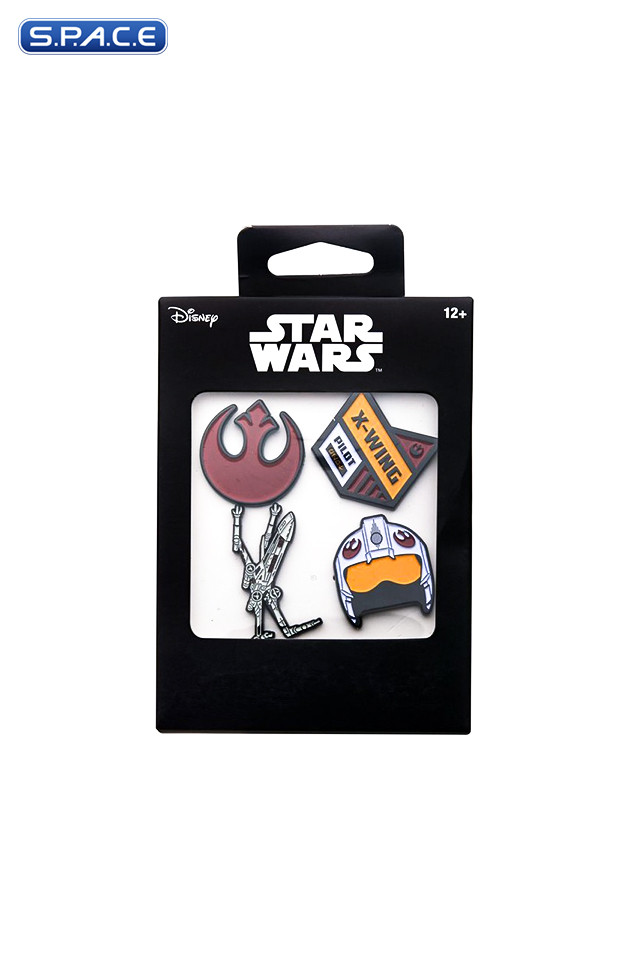 Rebels X-Wing Pilot Pin Set (Star Wars)