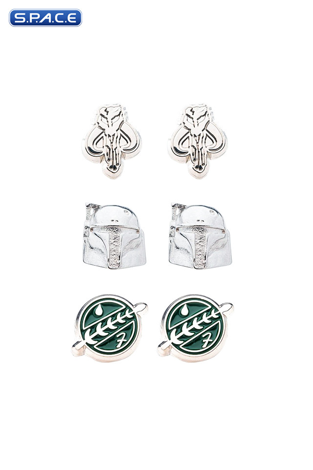Boba Fett Earrings 3-Pack (The Book of Boba Fett)