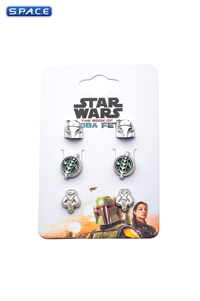 Boba Fett Earrings 3-Pack (The Book of Boba Fett)
